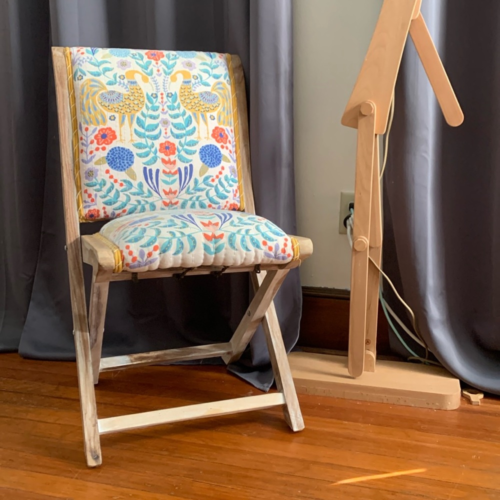 Anthropologie Folding Chair